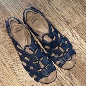 Earth Origins New Womens Sandals dark blue size 9